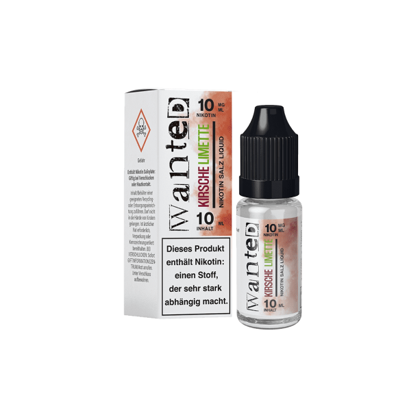 Kirsche Limette - Wanted Overdosed - Nikotinsalz Liquid 10ml