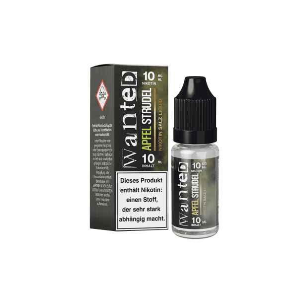 Apfelstrudel - Wanted Overdosed - Nikotinsalz Liquid 10ml