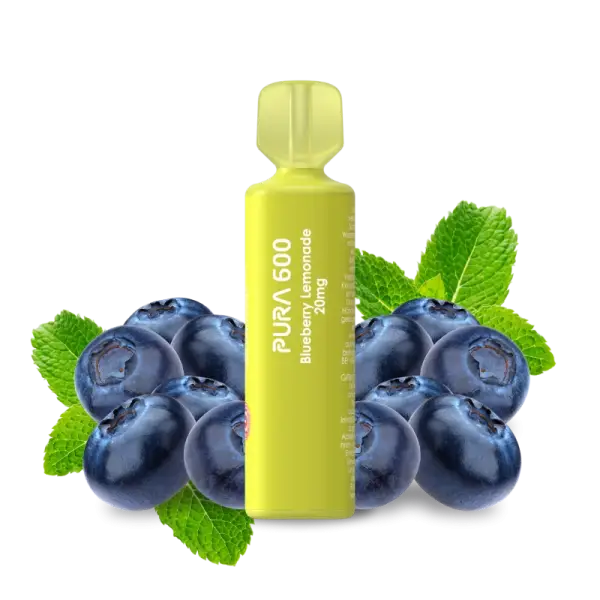 PURA 600 Einweg E-Zigarette 20mg/ml Blueberry Lemonade