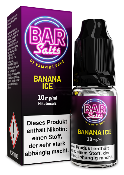 Banana Ice - BarSalts Vampire Vape Nikotinsalz Liquid