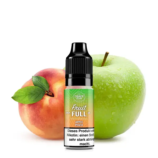 Apple Peach - Fruit Full Dinner Lady Salt Nic Liquid 10ml