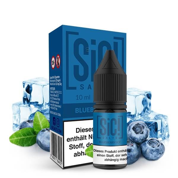 Blueberry Ice - SIC! - Nikotinsalz Liquid 10ml