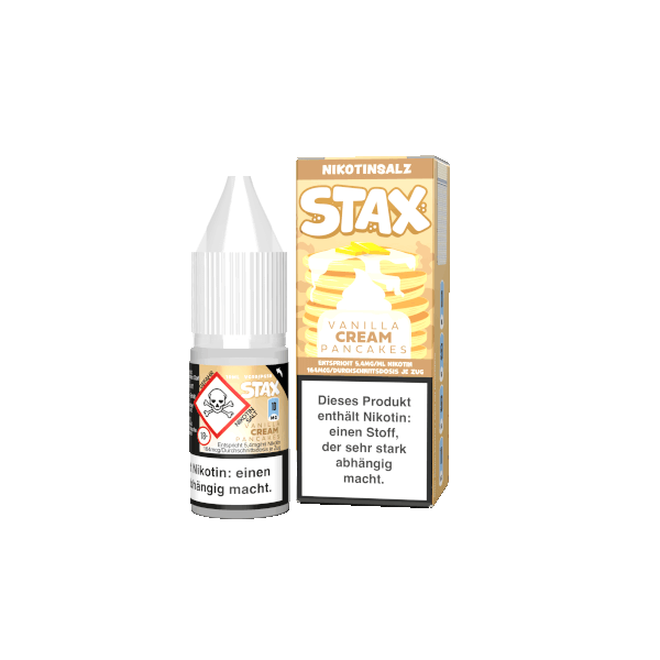 Vanilla Cream Pancakes - Strapped STAX Nikotinsalz Liquid