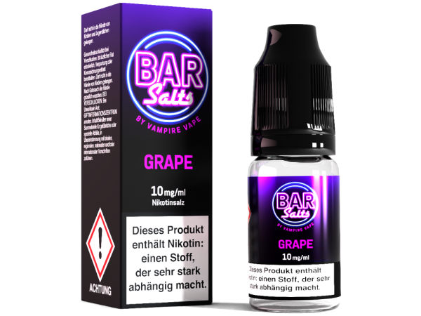 Grape - BarSalts Vampire Vape Nikotinsalz Liquid