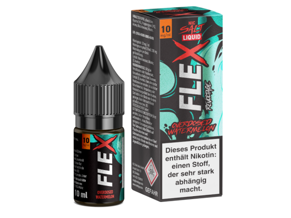 Overdosed Watermelon - Revoltage Flex - Nikotinsalz Liquid 10ml