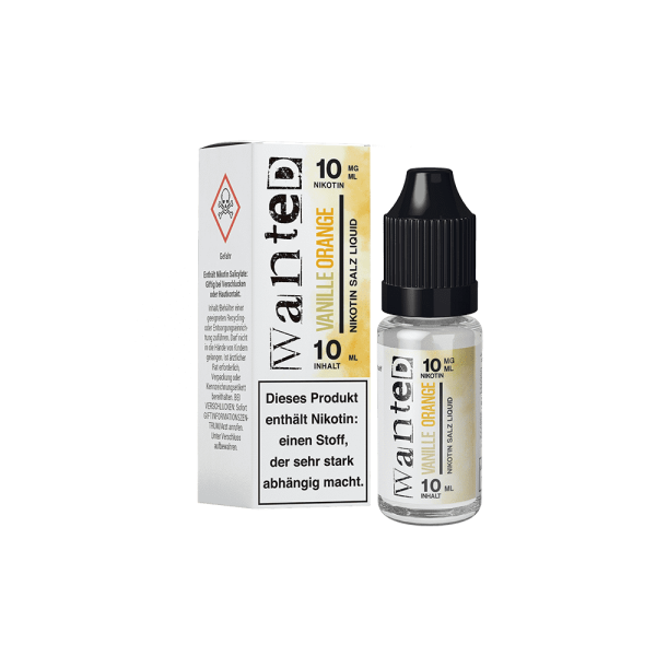 Vanille Orange - Wanted Overdosed - Nikotinsalz Liquid 10ml