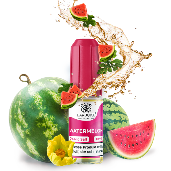 Watermelon -  Bar Juice 5000 - Nikotinsalz Liquid 10ml