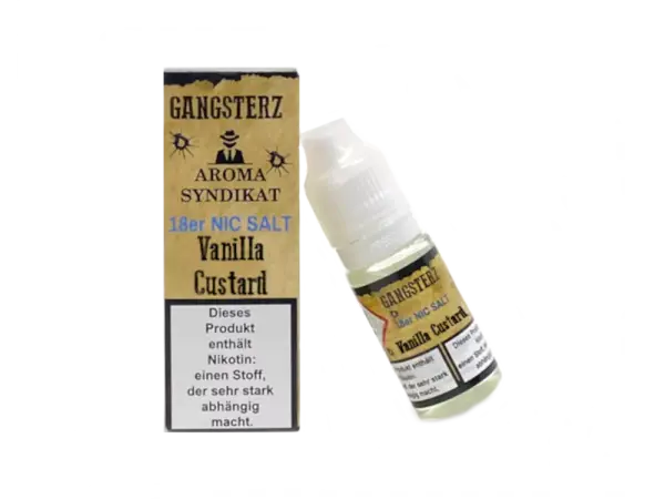 GANGSTERZ - Vanilla Custard - Nikotinsalz Liquid 10ml
