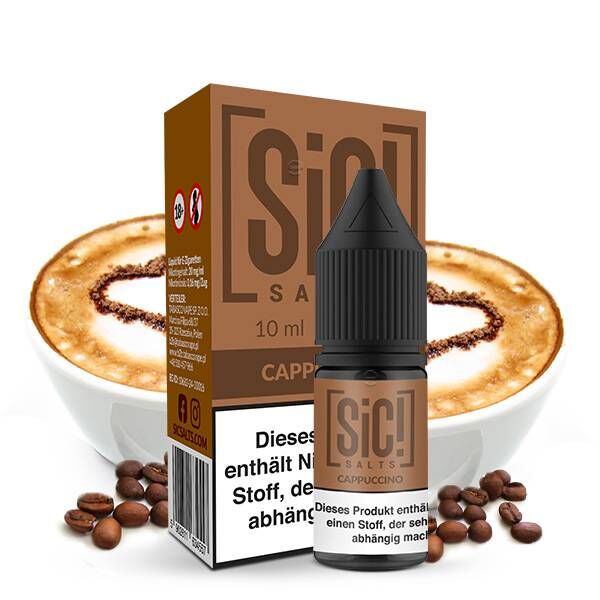 Cappuccino - SIC! - Nikotinsalz Liquid 10ml