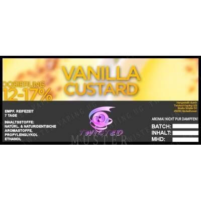 Vanilla Custard - Twisted Flavors Aroma 10ml