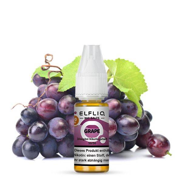 Grape - ELFLIQ - Nikotinsalz Liquid 10ml