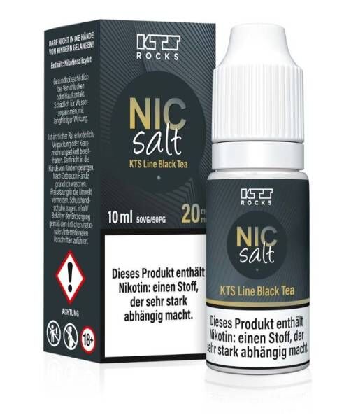 Black Tea - KTS Line Nic Salt Liquid 10ml
