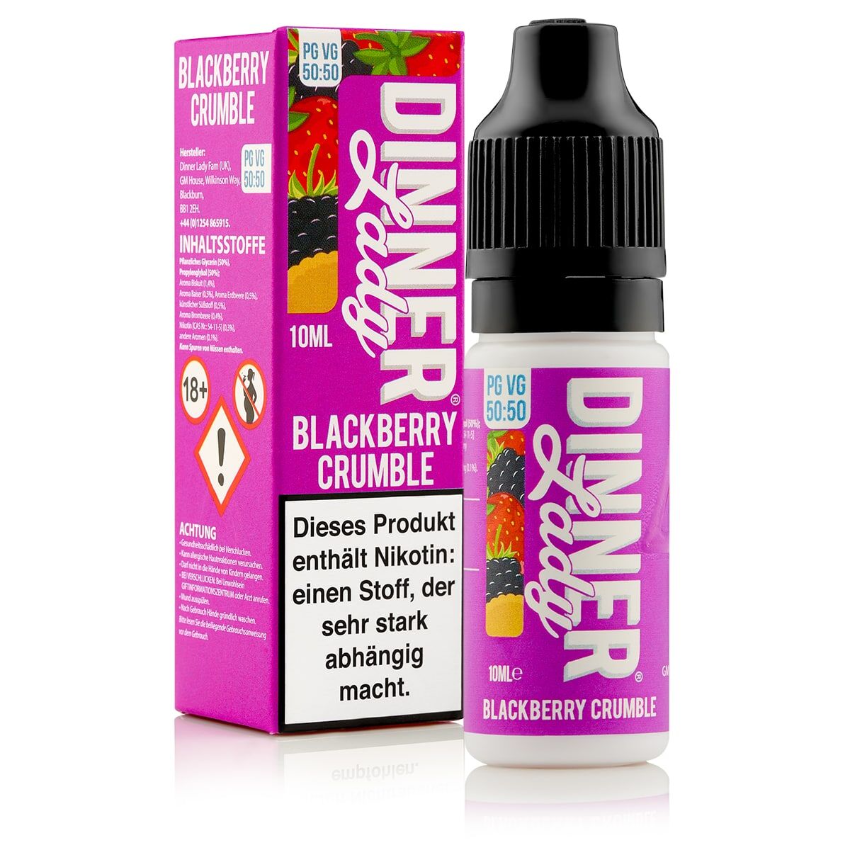 Blackberry Crumble Dinner Lady Liquid 10ml Fids Paff 