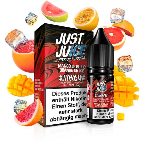 Fusion Mango & Blood Orange on Ice - Just Juice - Nikotinsalz Liquid 10ml