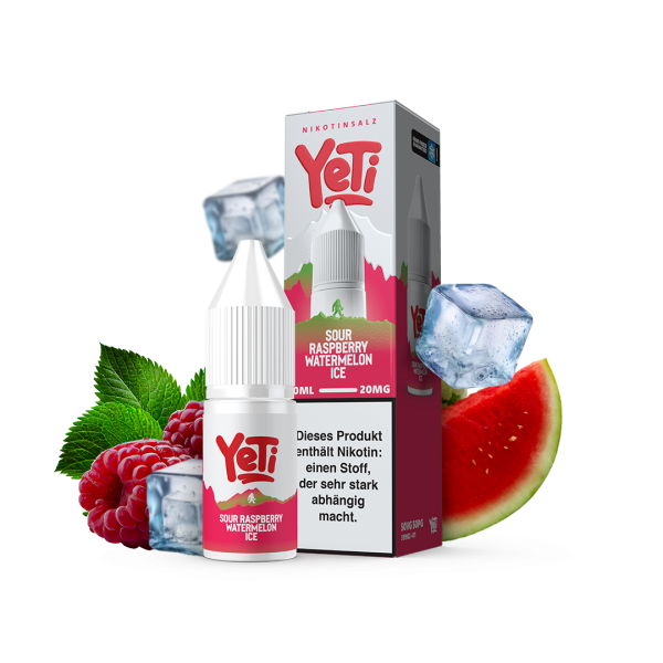 Sour Raspberry Watermelon Ice - Yeti Summit - Nikotinsalz 10ml