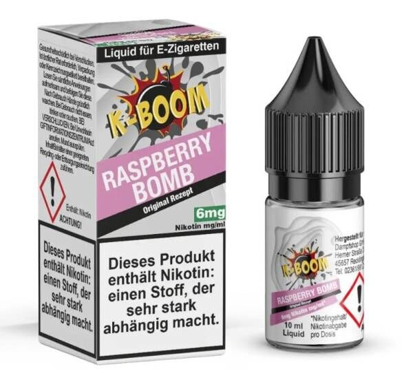 Raspberry Bomb Original - K-Boom Liquid 10ml