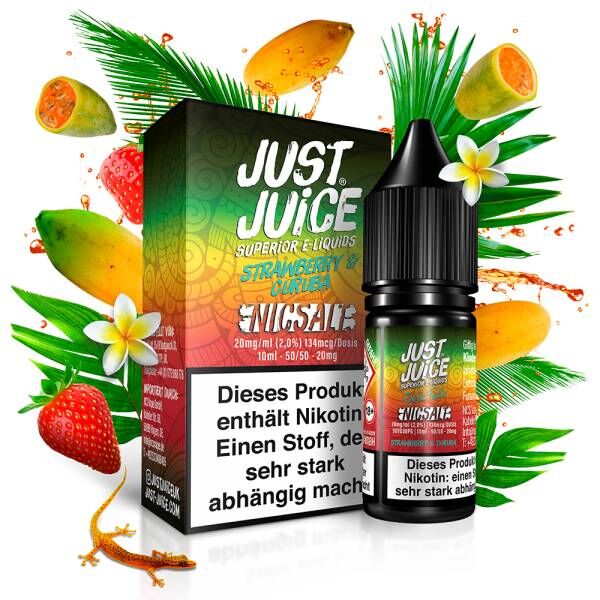 Strawberry & Curuba - Just Juice - Nikotinsalz Liquid 10ml