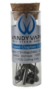 VandyVape Prebuilt A1/ Ni80 Fused Clapton Coil (10 St.)