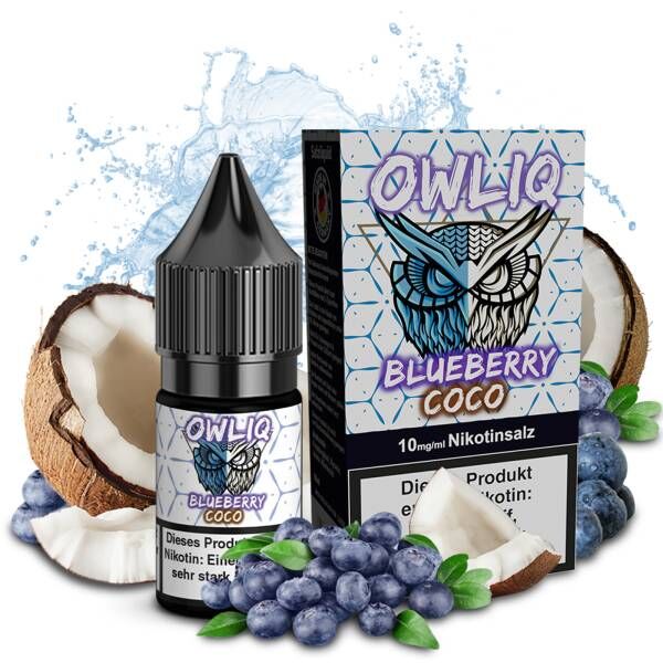 Blueberry Coco - OWLIQ Overdosed - Nikotinsalz Liquid 10ml