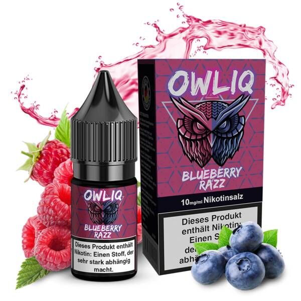 Blue Razz - OWLIQ Overdosed - Nikotinsalz Liquid 10ml