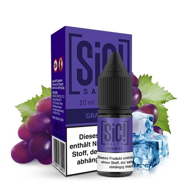 Grape Ice - SIC! - Nikotinsalz Liquid 10ml