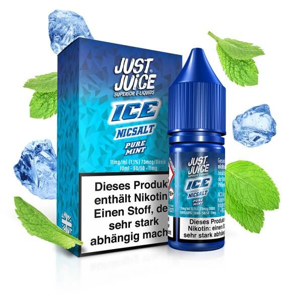 Pure Mint Ice - Just Juice - Nikotinsalz Liquid 10ml
