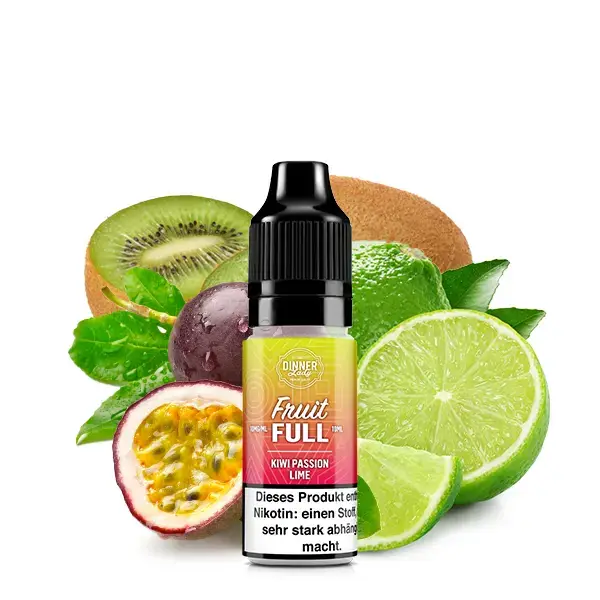 Kiwi Passion Lime - Fruit Full Dinner Lady Salt Nic Liquid 10ml