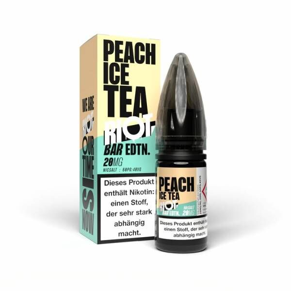 Peach Ice Tea - BAR EDTN - Riot Nikotinsalz Liquid 10ml