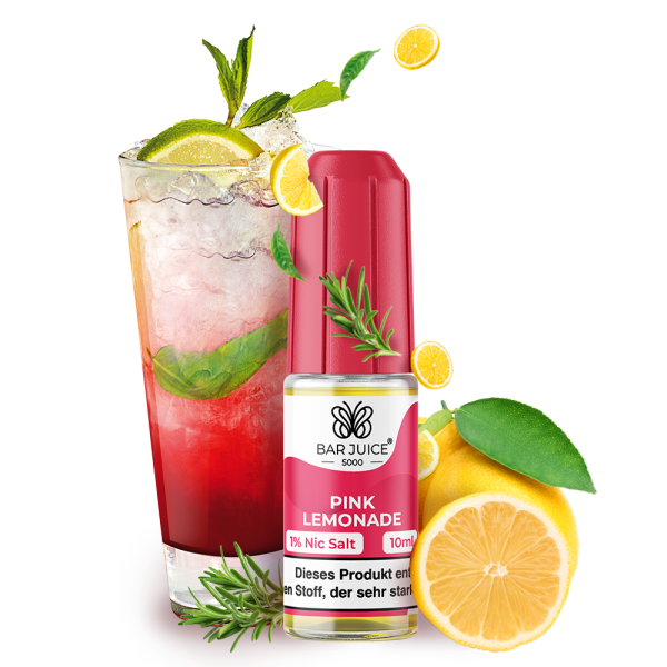 Pink Lemonade -  Bar Juice 5000 - Nikotinsalz Liquid 10ml