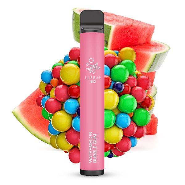 Elf Bar 600 Einweg E-Zigarette - Watermelon Bubble Gum