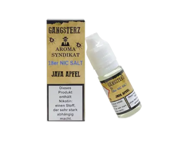 GANGSTERZ - Java Apfel - Nikotinsalz Liquid 10ml