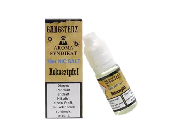GANGSTERZ - Kokoszipfel - Nikotinsalz Liquid 10ml