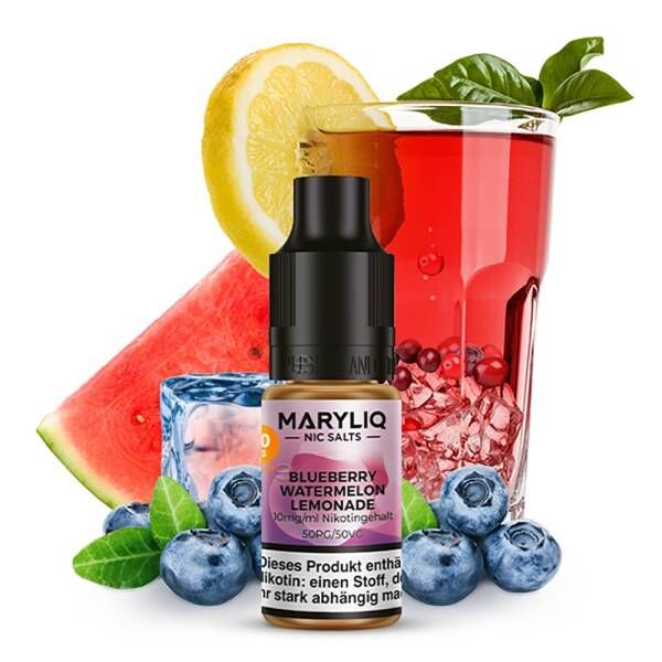 Blueberry Watermelon Lemonade - Maryliq - Nikotinsalz Liquid 10ml