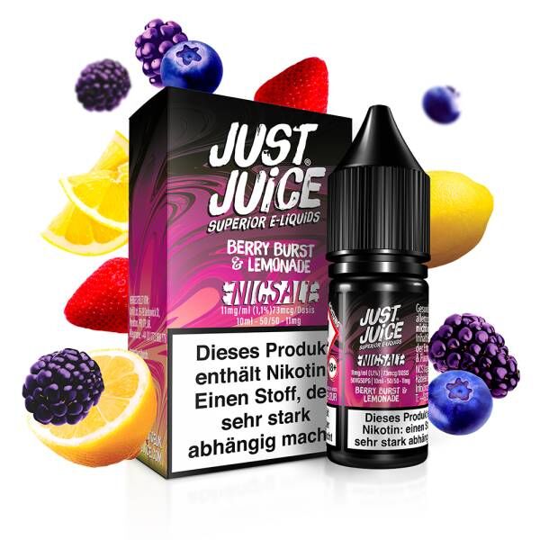 Fusion Berry Burst & Lemonade - Just Juice - Nikotinsalz Liquid 10ml