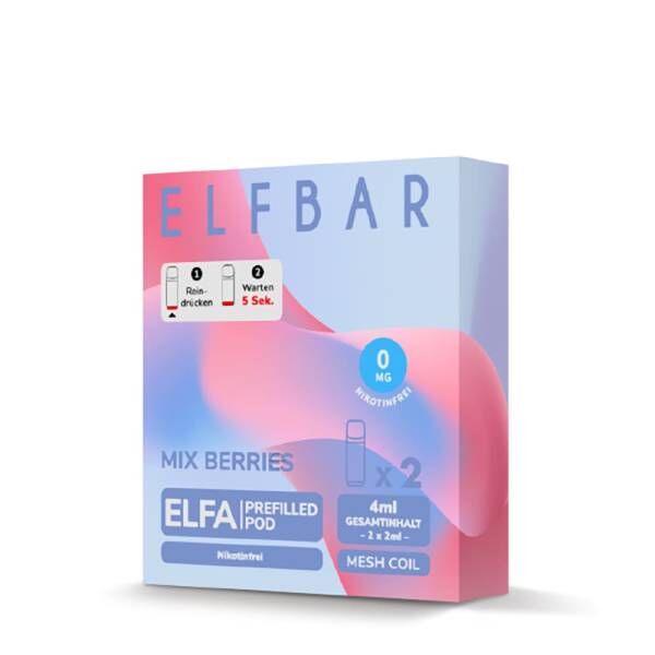 ElfBar ELFA Prefilled Pod 2ml - 0mg - 2er Pack