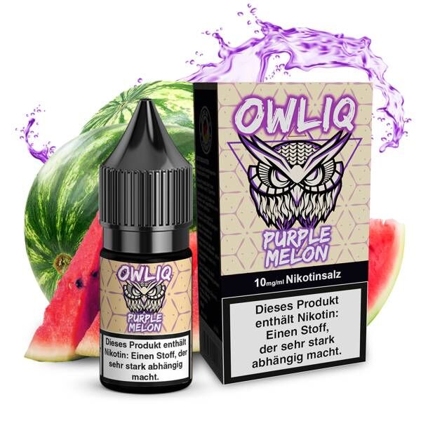 Purple Melon - OWLIQ Overdosed - Nikotinsalz Liquid 10ml