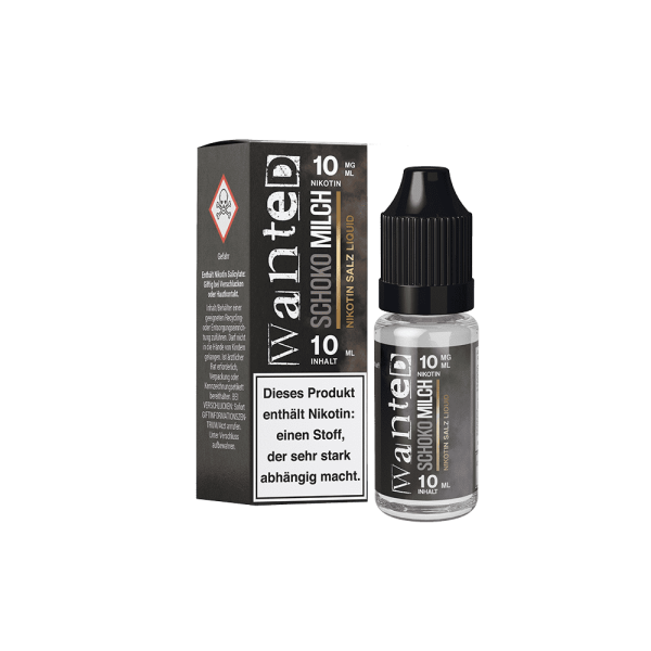 Schokomilch - Wanted Overdosed - Nikotinsalz Liquid 10ml