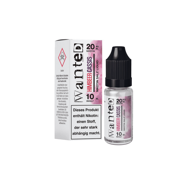 Himbeer Cassis - Wanted Overdosed - Nikotinsalz Liquid 10ml