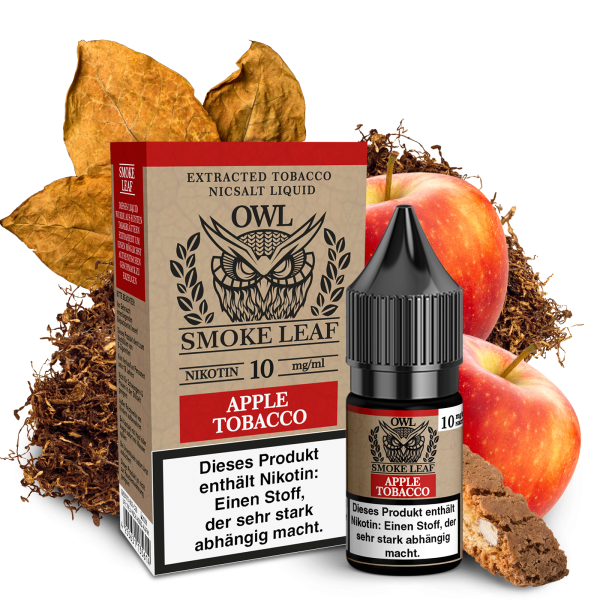 Apple Tobacco - OWL Smoke Leaf - Nikotinsalz Liquid 10ml