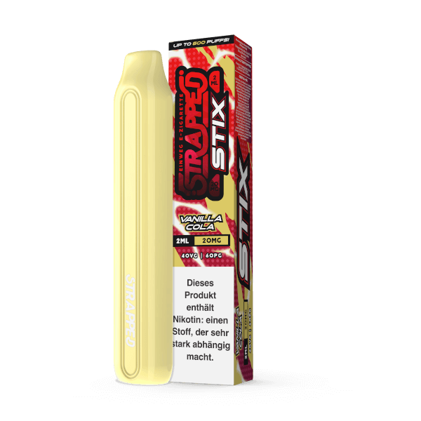 Vanilla Cola - Strapped STIX - Einweg E-Zigarette - 20mg