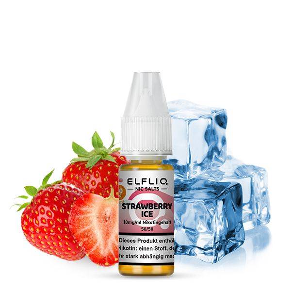 Strawberry Ice - ELFLIQ - Nikotinsalz Liquid 10ml