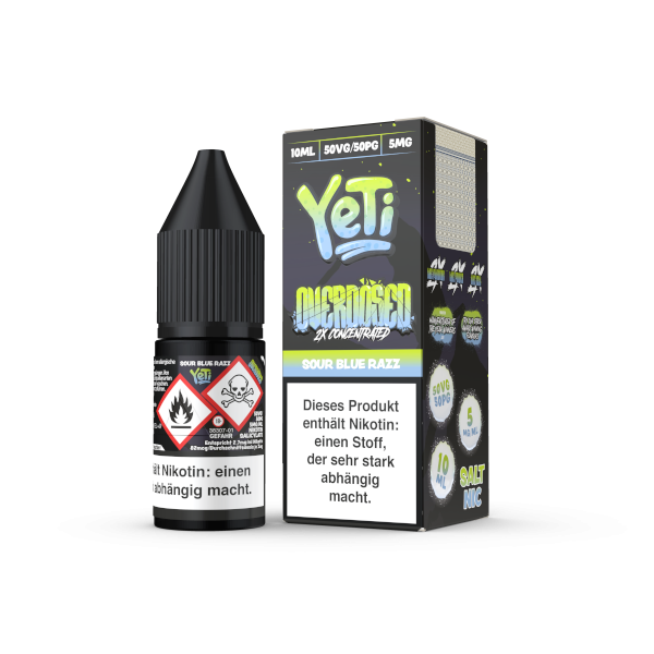 Sour Blue Razz - Yeti Overdosed Nikotinsalz 10ml