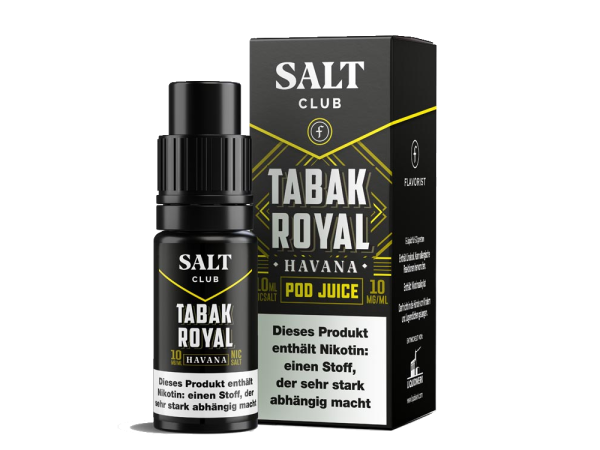 Tabak Royal Havana - Salt Club FV - NicSalt Liquid 10ml