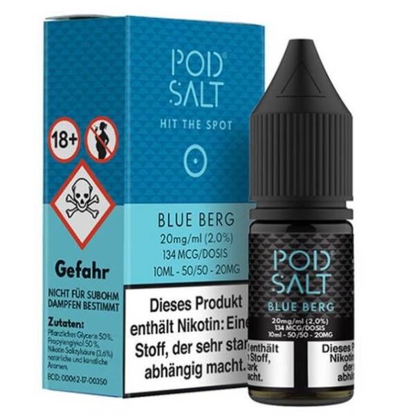 Blue Berg - Pod Salt 10ml Liquid 20mg Nikotinsalz