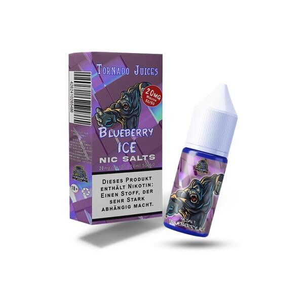 Blueberry Ice - Tornado Juices - Overdosed Nikotinsalz 20mg