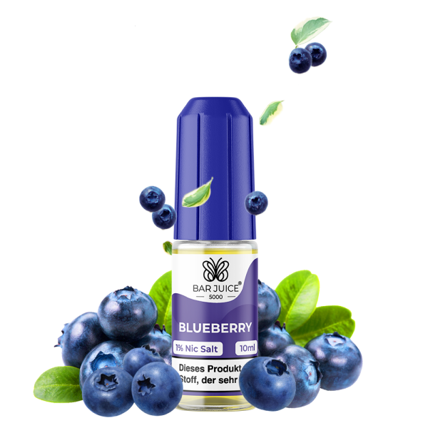 Blueberry -  Bar Juice 5000 - Nikotinsalz Liquid 10ml