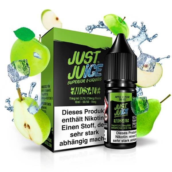 Apple & Pear on Ice - Just Juice - Nikotinsalz Liquid 10ml