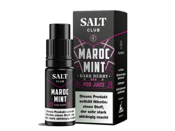 Maroc Mint Dark Berry - Salt Club FV - NicSalt Liquid 10ml