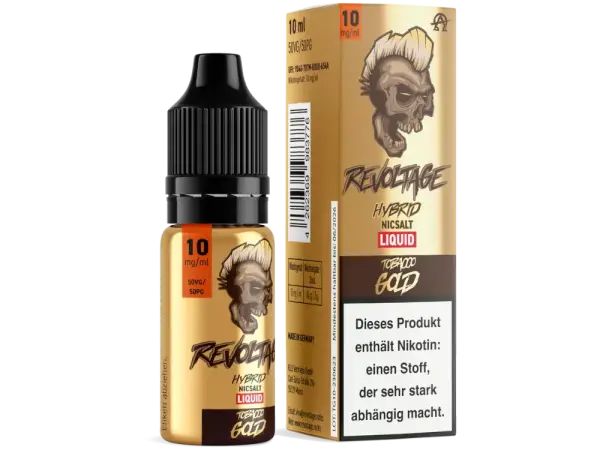 Tobacco Gold - Revoltage Hybrid Nikotinsalz Liquid 10ml