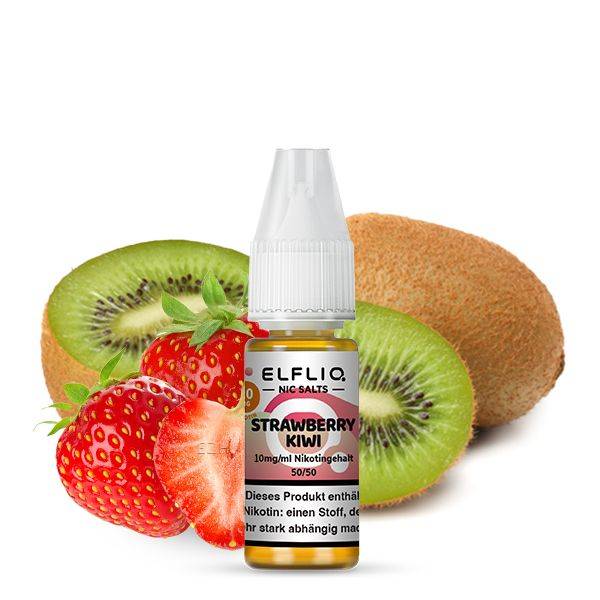Strawberry Kiwi - ELFLIQ - Nikotinsalz Liquid 10ml